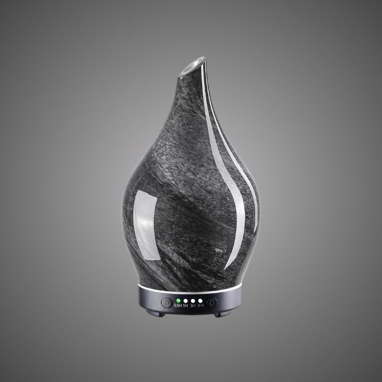 3D Glass Aromatherapy Diffuser | 280ml Ultrasonic Cool Mist Humidifier with Color-Changing Light & Auto Shut-Off