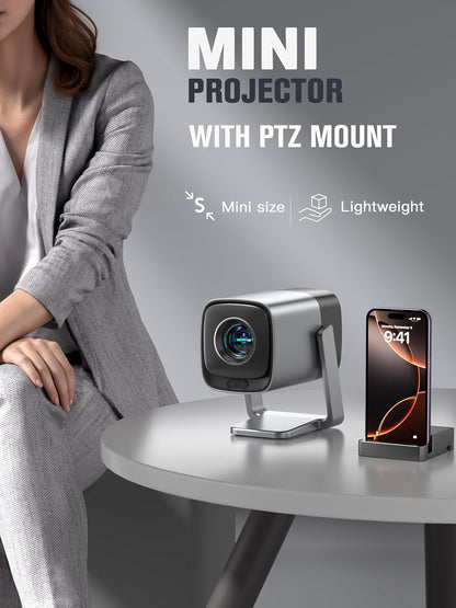 Smart Projector with Netflix & TOF Auto Focus – Native 1080P, Dolby Audio, WiFi 6 | Premium Home Cinema Experience