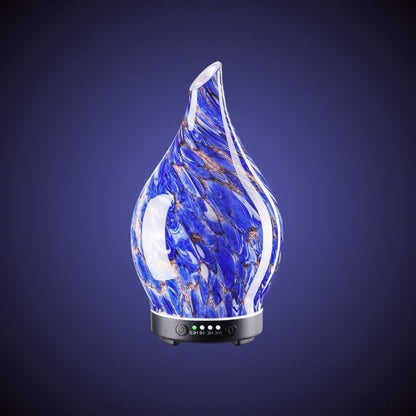 3D Glass Aromatherapy Diffuser | 280ml Ultrasonic Cool Mist Humidifier with Color-Changing Light & Auto Shut-Off