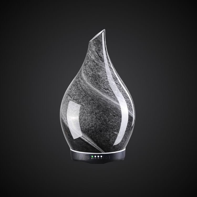 3D Glass Aromatherapy Diffuser | 280ml Ultrasonic Cool Mist Humidifier with Color-Changing Light & Auto Shut-Off