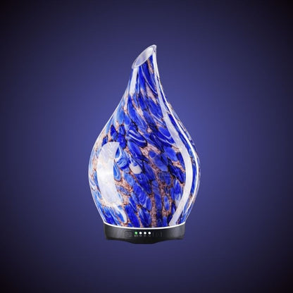 3D Glass Aromatherapy Diffuser | 280ml Ultrasonic Cool Mist Humidifier with Color-Changing Light & Auto Shut-Off