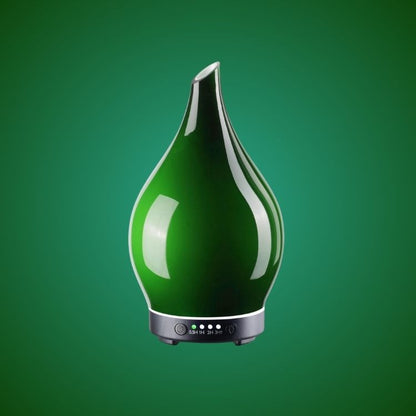 3D Glass Aromatherapy Diffuser | 280ml Ultrasonic Cool Mist Humidifier with Color-Changing Light & Auto Shut-Off